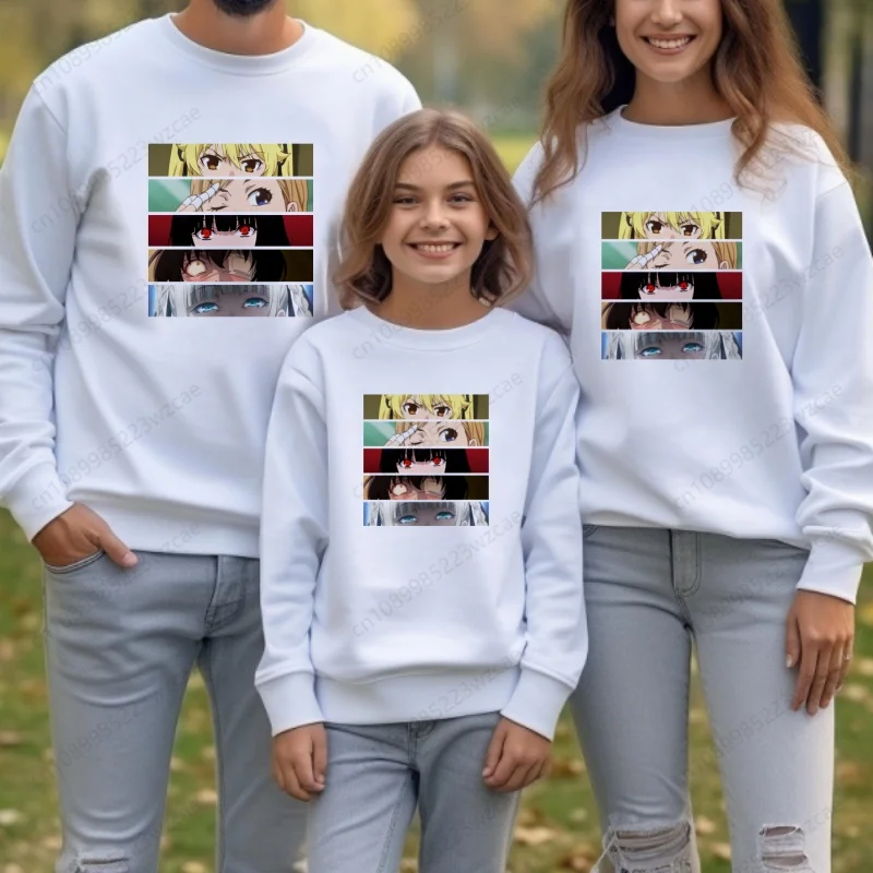

Kakegurui Cartoon Children Hoodie Cute Print Sweatshirts Kid Clothes Baby Cartoon Hoodies Sweatshirts Boys Clothes for Family