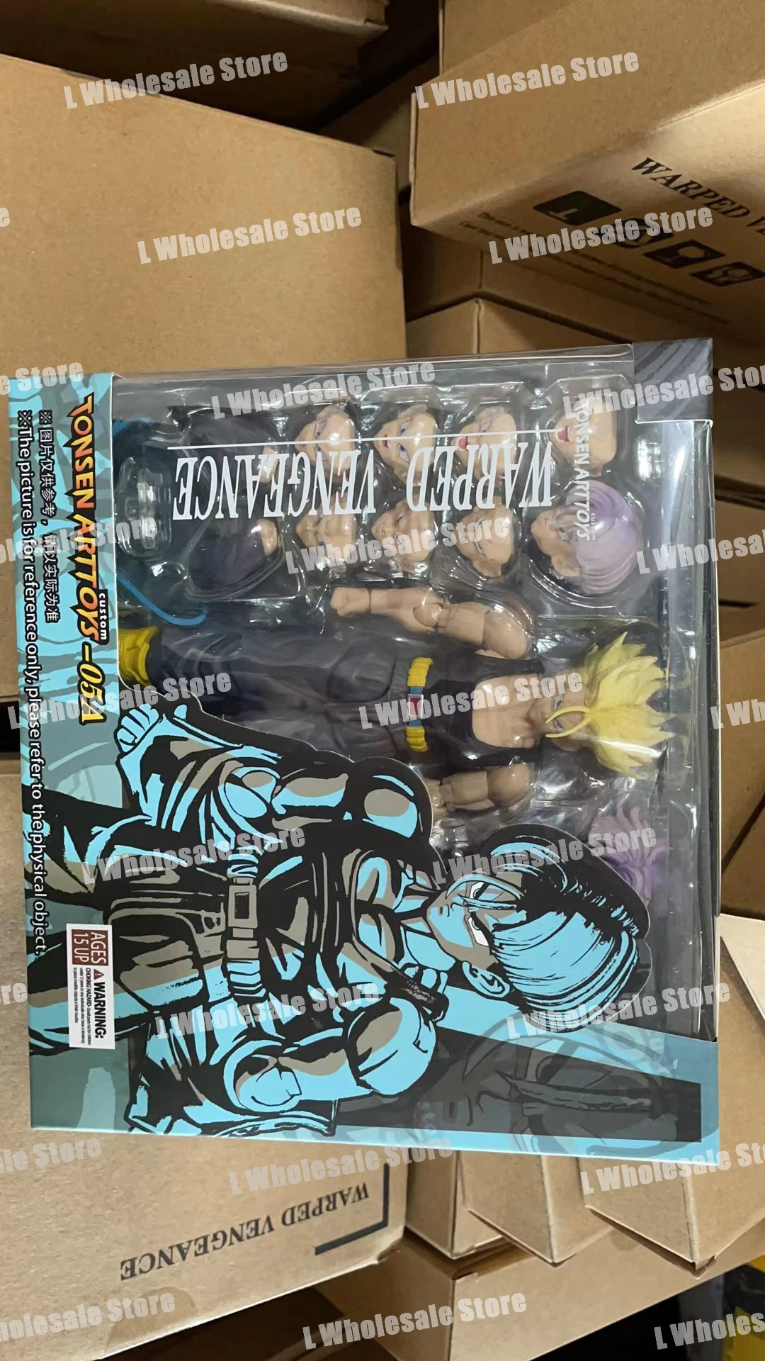 Tonsenarttoys-figuras de acción de Dragon Ball SHF Trunks, Super Saiyan SSJ SSJ2 05A 05B Tonsen Arttoys, accesorios personalizados de Anime, Juguetes