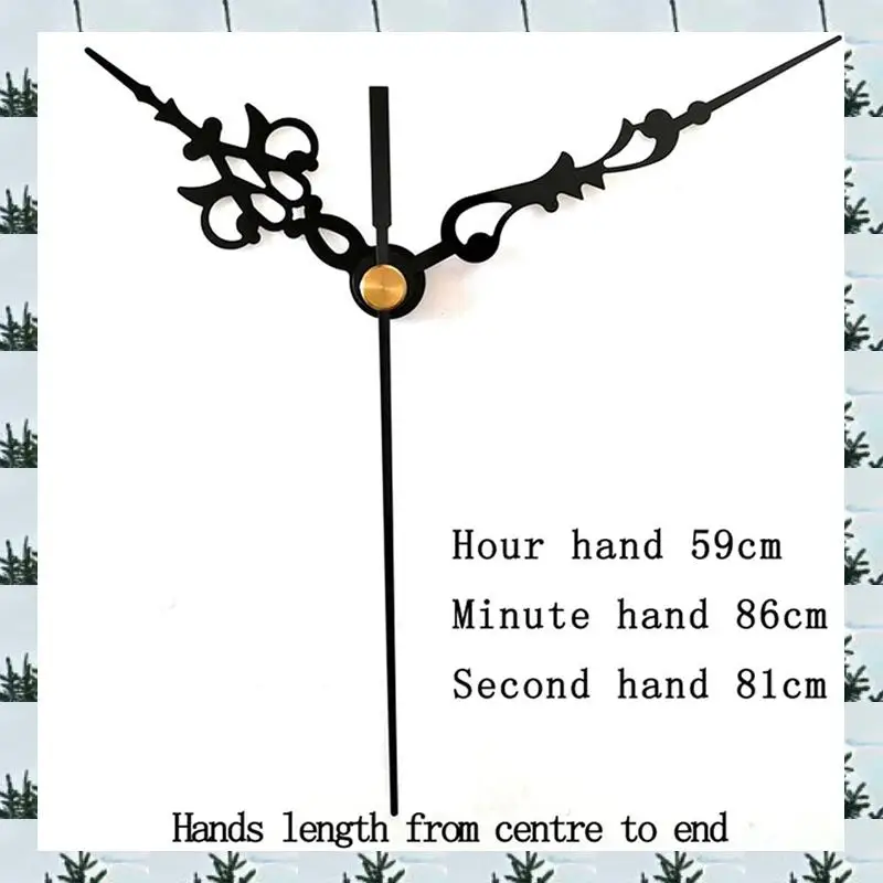 ABLG 3X Quartz Pendulum Clock Movement With Black Hands,With Music Box Speaker,Battery Operated,Melody Mechanism For Clock