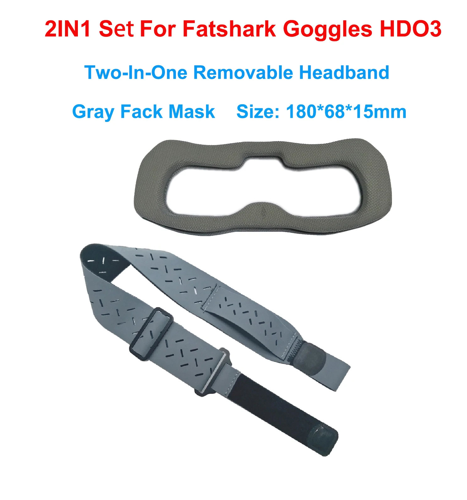 Für DJI V1 V2 FPV Brille Schwamm Schaum Polsterung Augen Maske FPV Brille Strap für SKYZONE 04X 04L SKY03 HDO HDO3 für DJI N3 RC Drone – Detail 33