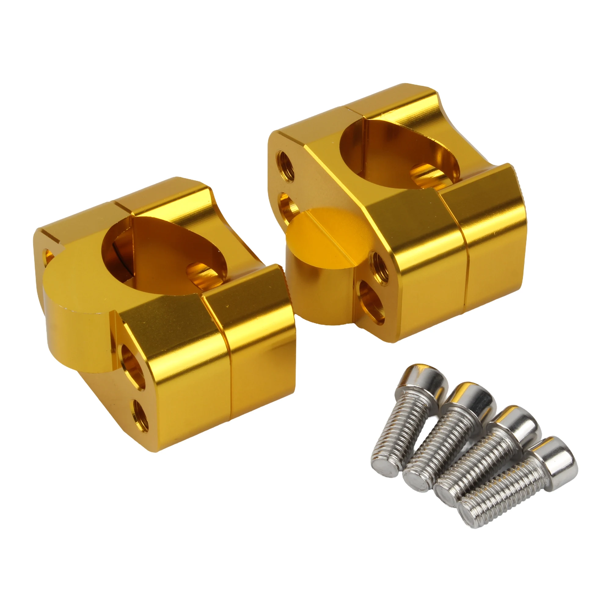 1 زوج CNC 22 مللي متر 28 مللي متر دراجة نارية بار المشابك المقود الناهضون محول ل 7/8 "1-1/8 حفرة الترابية دراجة موتوكروس تعديل أجزاء