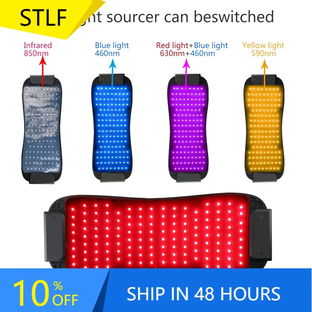 STLFL最新ケア機器マスクマシンLEDレッドライトパネル630nm 660nm 830nm 850nmレッドライトベッドフェイスケア