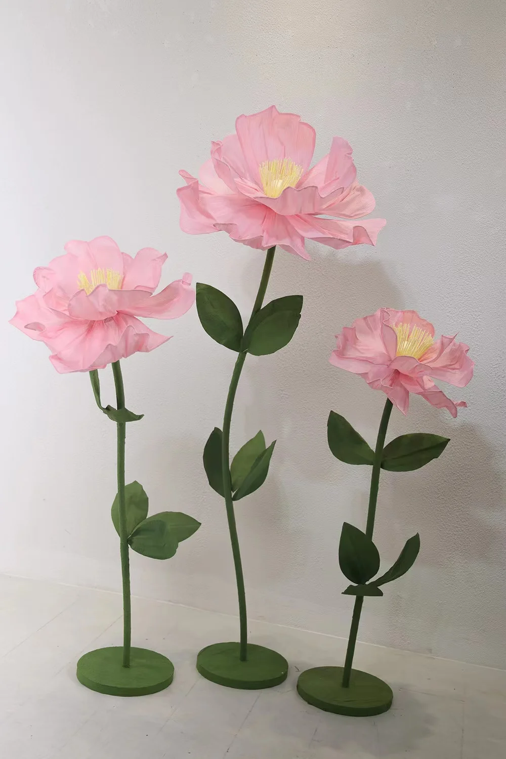 qq96 Fairy Flower Wedding Paper Flower Luxury Artificial Flower for Wedding Stage Decoration