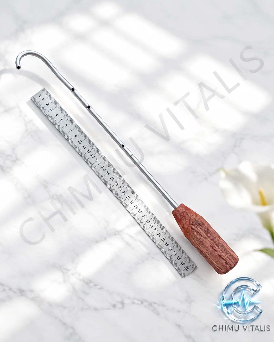 【CHIMU VITALIS】 Guide Wire Stainless Steel Hollow Threaded Structure for Cable Threading