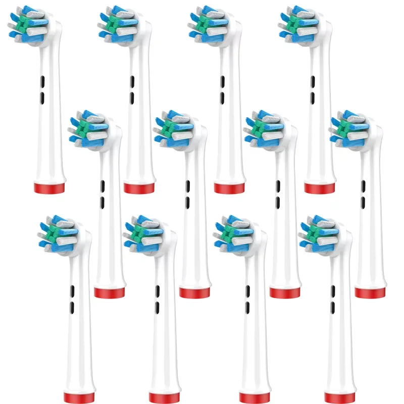 40/30/20/16/12/8/4PCS Replacement Brush Heads Compatible with Oral-B Series Soft DuPont Bristles Electric Toothbrush