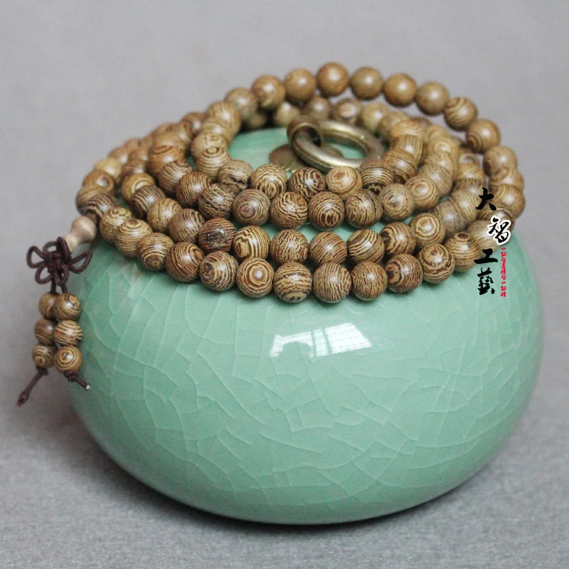 

Chicken Wing , Red Wood Bead Bracelet, 108/216 , Buddhist Beads