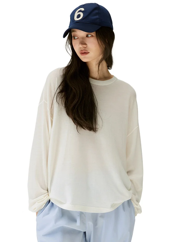 Heavy Industry 18-needle + fine gold wool, interlocking process three-dimensional silhouette cutting knitted sweater top women