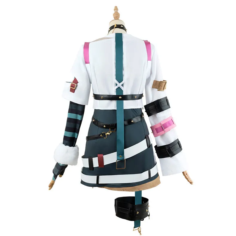 Azusawa ชุดคอสเพลย์ผู้หญิงวิกผมโครงการเกมโคฮาเน่เซไคสีสันสดใสชุดแสดงบนเวทีชุดเครื่องแบบออกงานปาร์ตี้สำหรับผู้หญิงชุดอะนิเมะ