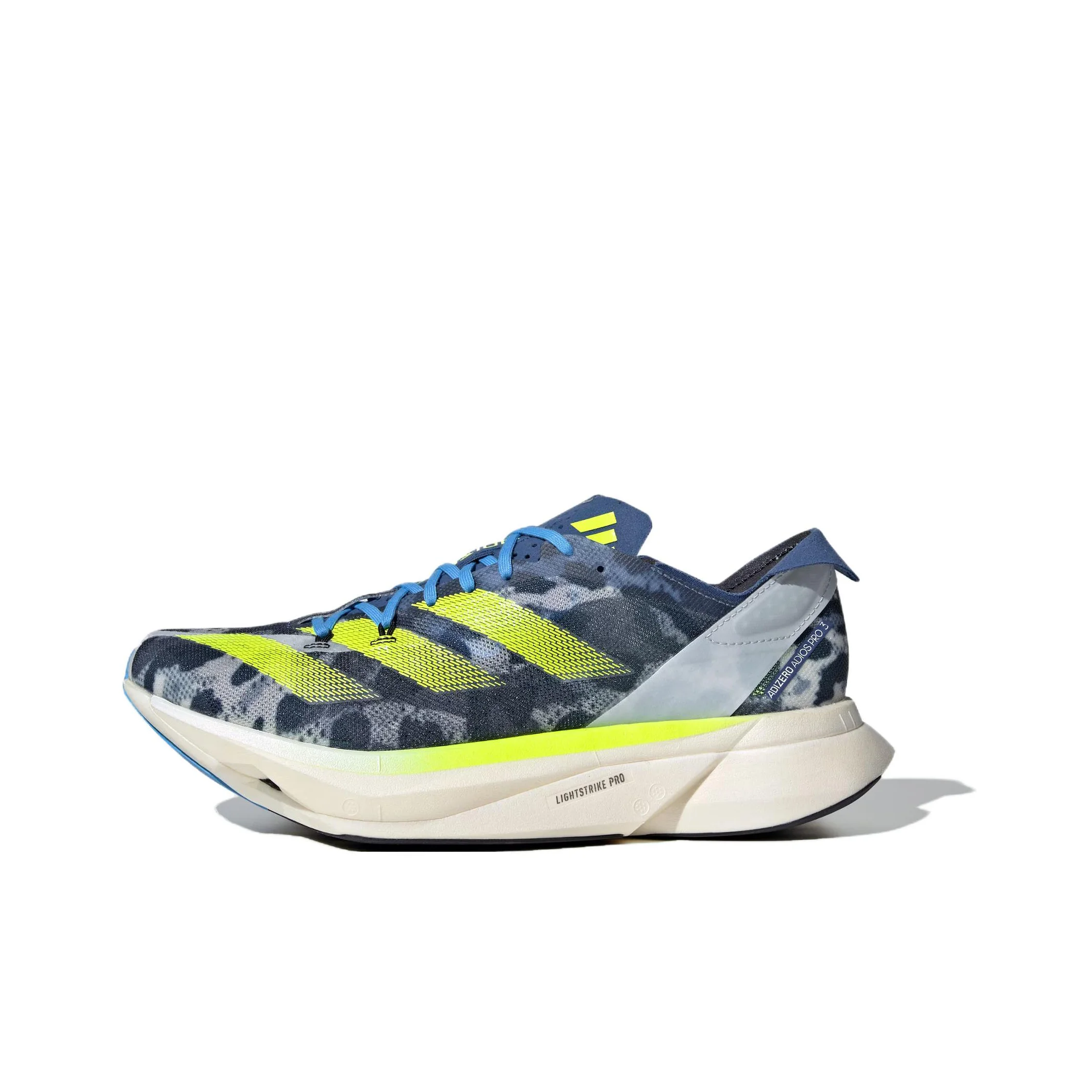 Adidas Adizero Adios Pro 3 Running Shoes Unisex Low Top White Yellow Blue IG6441