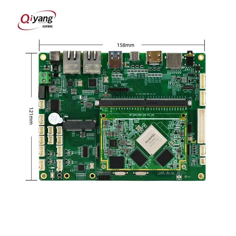 Picture 3: ARM board 64-bit processor RK3399 MPU 1.8GHz embedded Android  board support tablet PC, Robot, Digital Signage etc.