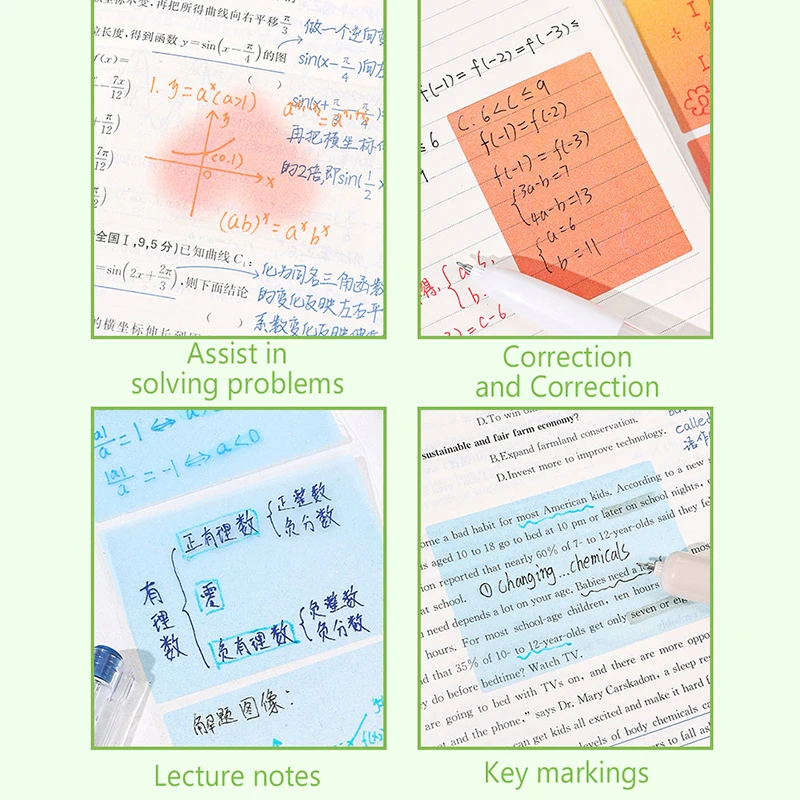 1/3 Pcs High Appearance Sticky Notes for Students Office Workers Cute Pearl Transparent Sticky Notes Functional Stickers Gifts