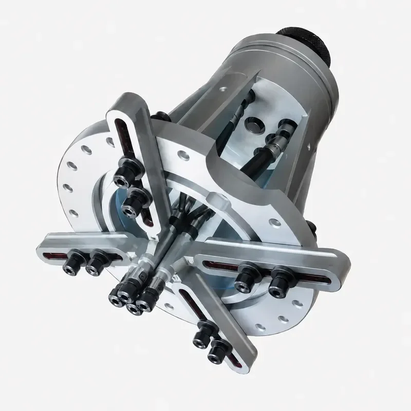 Round Type Using on Aluminum Copper and Steel Small Hole Processing Four Axes Multi Shaft