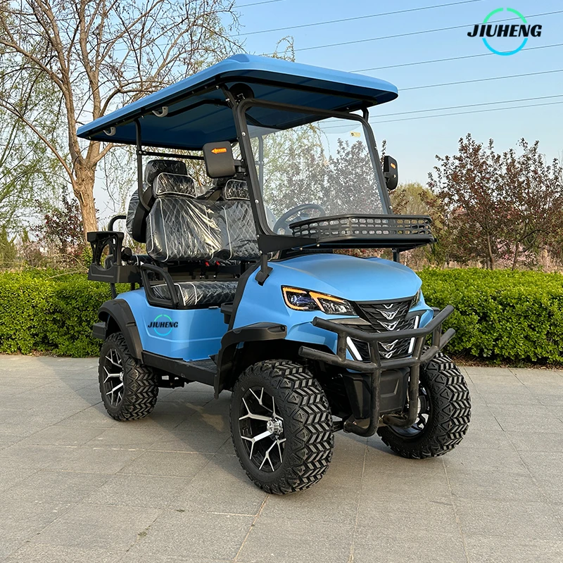 Off-Road Electric Golf Cart Battery Powered Utility Vehicle for Farm Resort Community Transportation