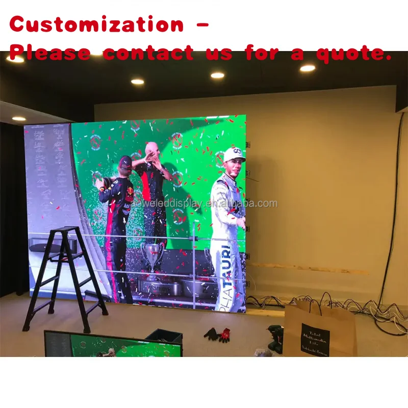 custom.Shenzhen Indoor 4K 8K ultra Thin Led Video Wall Rgb Panel Screens Commercial Advertising Indoor Led Display Screen