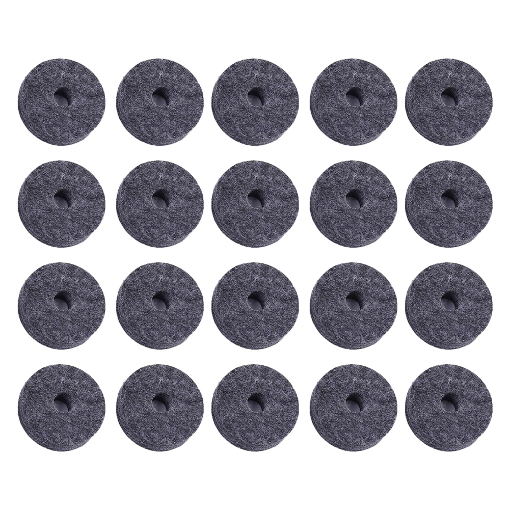 Round Shape Cymbal Felt Washer Set Drum Gray/black KIT Crash Cymbals Clutch Felts Hot Sale Useful Best Brand New