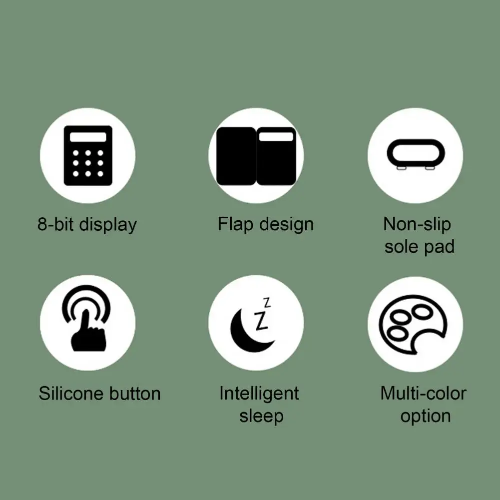 Calculadora portátil de escritorio, minicalculadora con batería, pantalla Lcd, botones grandes, tapa de 8 dígitos