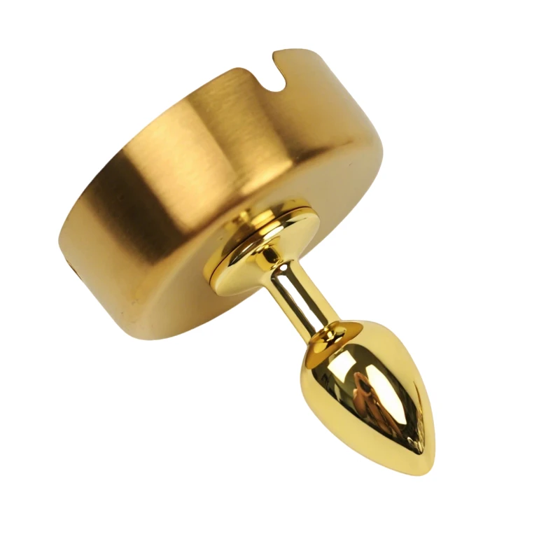 BDSM Anal Plug Kits Metal Ashtray Anal Plug Dice Anal Plug Dartboard Anal Plug Adult Sex Toys for Anal Exploration Women Sex Toy - view 2