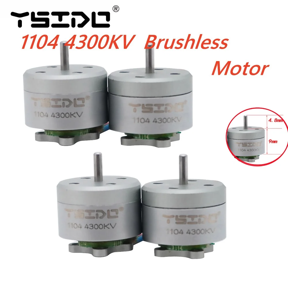 Micro 1104 HM Brushless Motor 1-2S 4300KV Mini RC Quadcopter Drone for Diy Mini FPV Indoor Traversing Machine