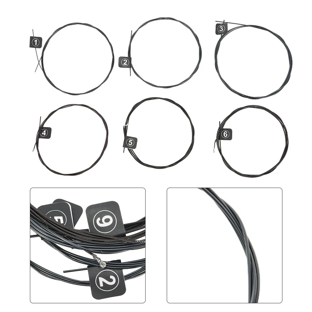 Newest Top-quality Guitar Strings Classical Parts Series Wire Accessories Black Guitar Orphee Plated Replacement