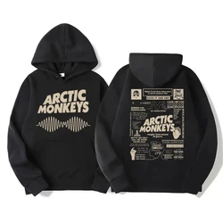 Retro Arctic Monkeys Music Tour Double Printed Cotton Trendy Brand Street Men's And Women's Sweaters Casual Sports Loose Hoodie