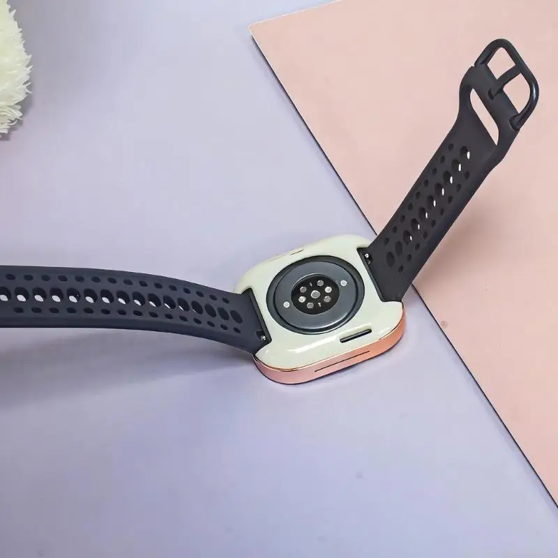 M5TD Sweat Resistant Metal Case Cover For Bip 6 Smartwatch Full Function Access Charging Port Compatibility Durability