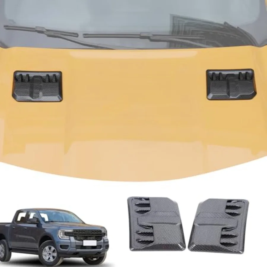 

Накладка на воздухозаборник капота (дефлектор) для Ford Ranger 2023, 2024, 2025 годов выпуска, внешняя отделка воздухозаборника капота