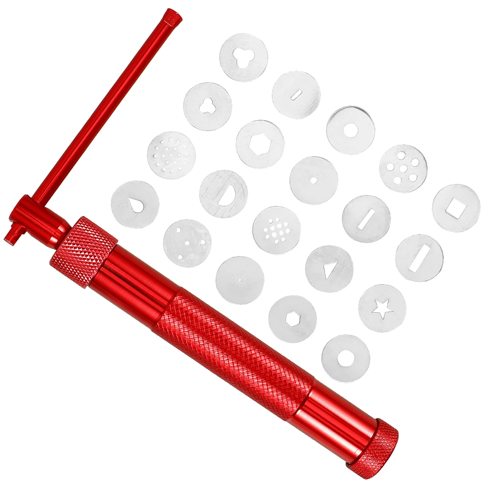 

1 set 1 Set Extruder Tool For Polymer Stainless Steel Tip Molds Kit Clay Squeezer Diy Mud Shaping Sculpting Tool Portable Clay