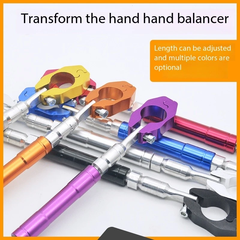 

Motorcycle Alloy Aluminum 22mm Handlebar Brace Crossbar Bold Modified Strengthen Clamp Balance Beam for Handle Bars