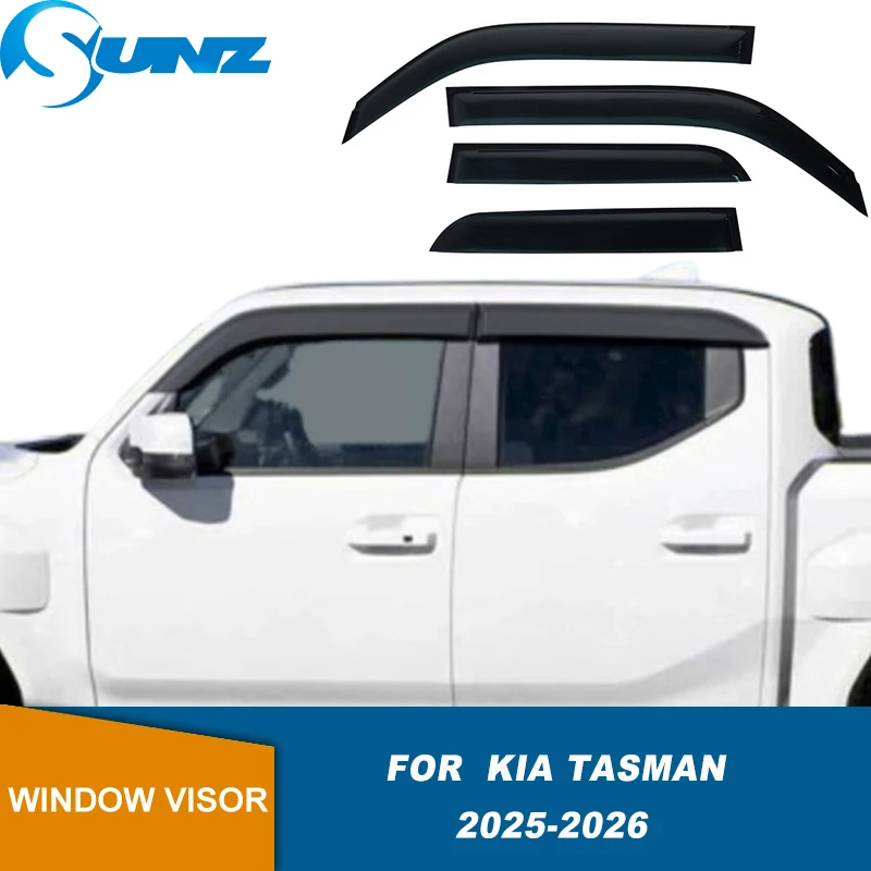 

Дефлекторы окон (ветровики) для Kia Tasman 2025-2026: защита от солнца и дождя
