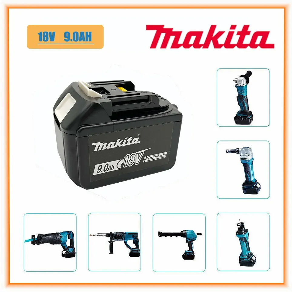 

Makita Replacement 18V 9.0Ah Battery For BL1830 BL1830B BL1840 BL1840B BL1850 BL1850B rechargeable battery LED indicateur