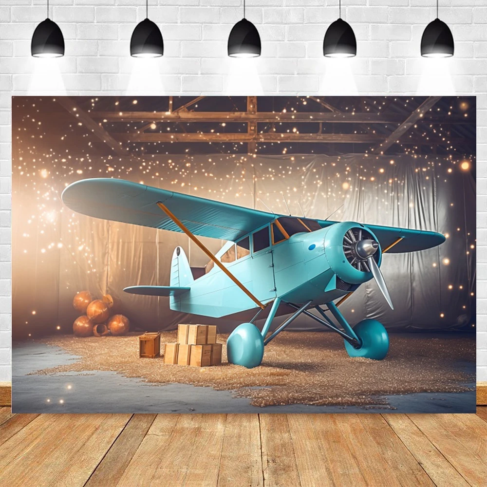 Airplane Photography Adventure Travel Retro World Map Hot Air Balloon Baby Shower Decoration Background Portrait Photo Studio