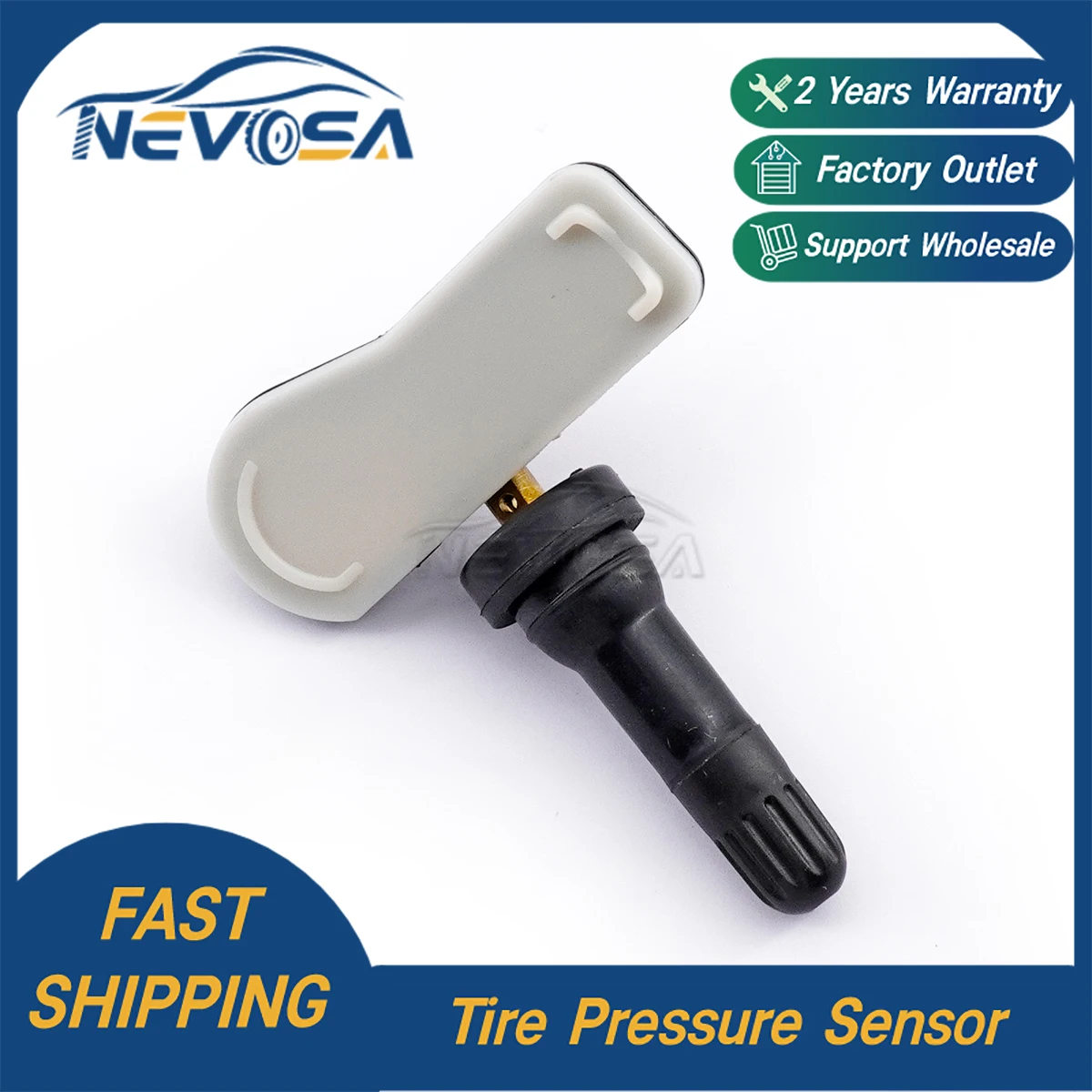 Nevosa TPMS Sensor 40700-9322R For Dacia Fiat Lada Renault Opel Smart Forfour 407009322R 407001628R 433MHZ Tire Pressure Sensor