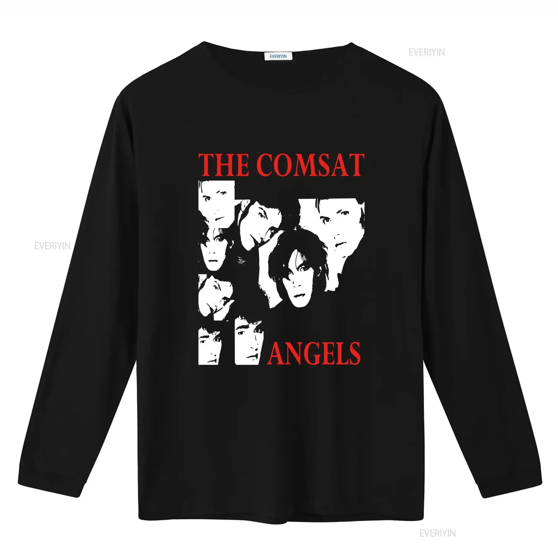 The Comsat Angels T Shirt Post Punk Band Design  vintage Washed Unisex Comfortable Stretched Versatile designer clothes Stylish