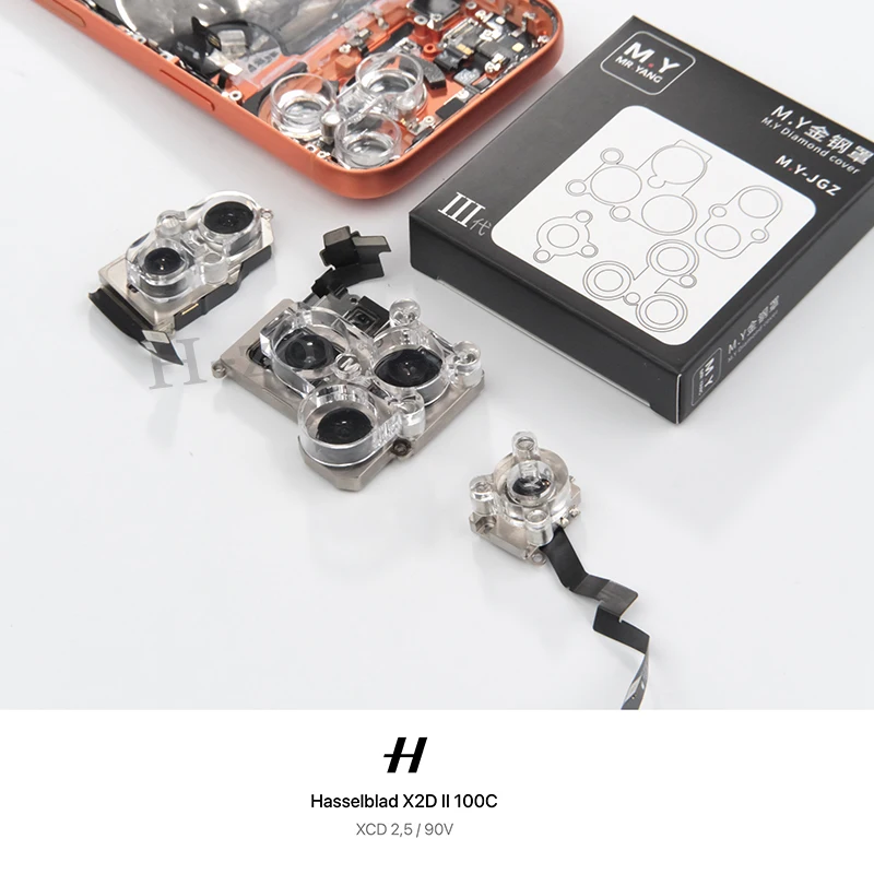 

Mr Yang 4PCS Diamond Cover Phone Lens Dust Cover For iPhone 6 - 17PM Universal Model Mobile Phone Repair Anti-Dust Cover Tool