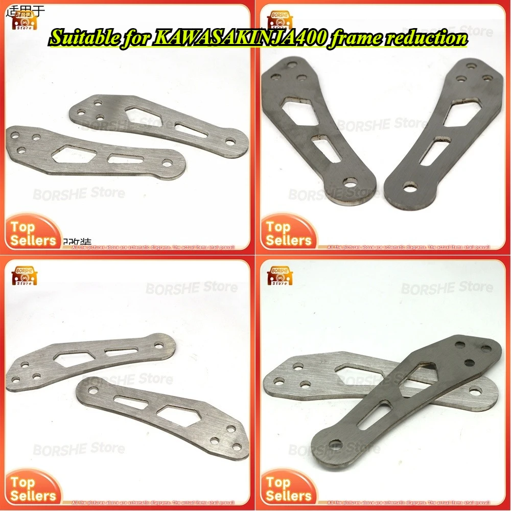

2026 Suitable for Kawasaki Ninja400 Small Ninja400 Motorcycle Modification Dog Bone Frame Lowering Link Kit