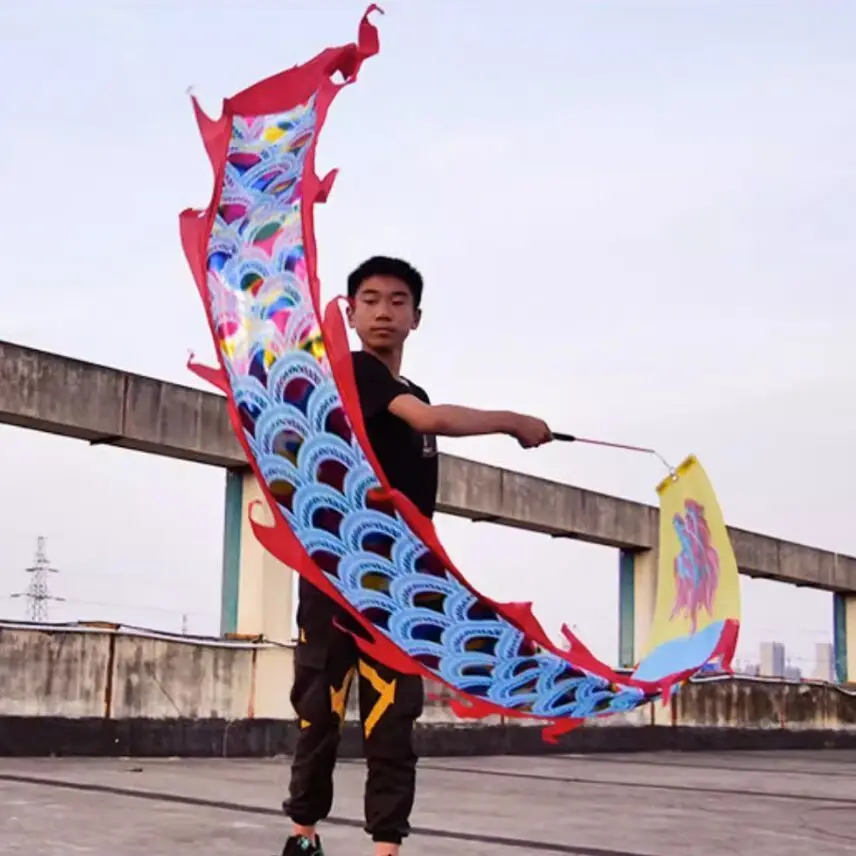 2/3/5 Meters Chinese Dragon's Dance Children's Square Toys Fitness Bodybuilding School Performance Outside