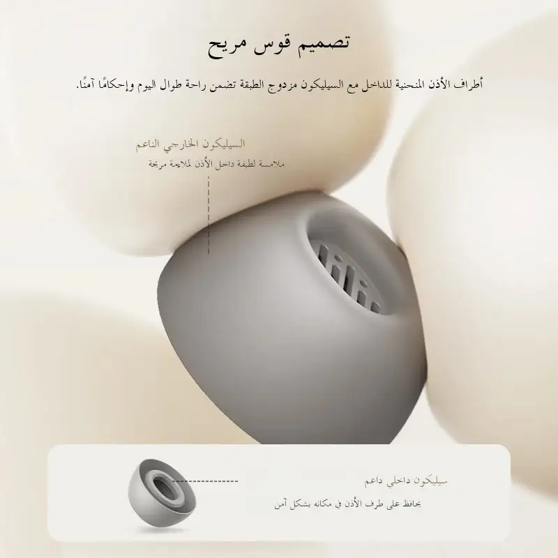 بيسوس بوي إم بي1 أيه إن سي بلوتوث 6.0 سماعات أذن لاسلكية حقيقية -55 دي بي سماعات أذن هايبرد أيه إن سي تكيفية إل دي أيه سي 6 ميكروفون إي إن سي سماعات أذن داخلية - 6