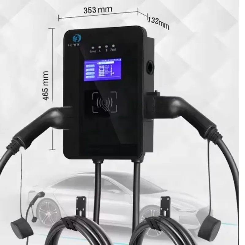 Factory Smart 22kW Wallbox EV Charger Waterproof IP65 Electric Car Charge Piles Home Use Charging Station
