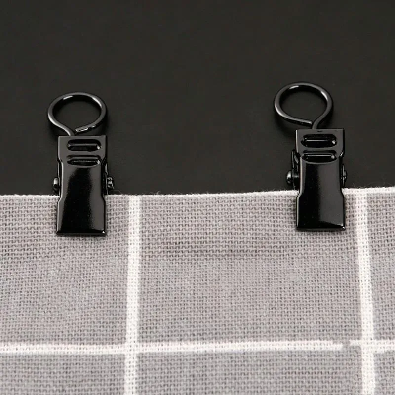 77 pcs Closed Ring Curtain Clips with Rust Resistant Metal, ideal for Photo Postcard Hanging and Living Room Curtains