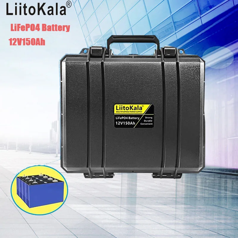 

12V150ah LiitoKala Multifunction Lifepo4 Battery Pack Lithium Iron Phosphate Deep Cycle For Boat Motor Inverter EU US Tax Fre