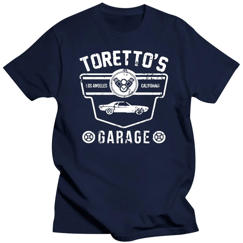 Torettos Garage T-Shirt Fast And Furious Muscle Car Unisex Adult  Kids Tee Top Street Tee Shirt