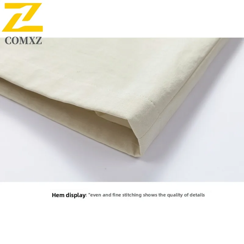 COMXZ العلامة التجارية TrenchCoat الرجال سترة الشق طوق الكورية أنيق خفيفة الوزن سترة واقية بلون المشي لمسافات طويلة يندبروف الخريف سترة #6