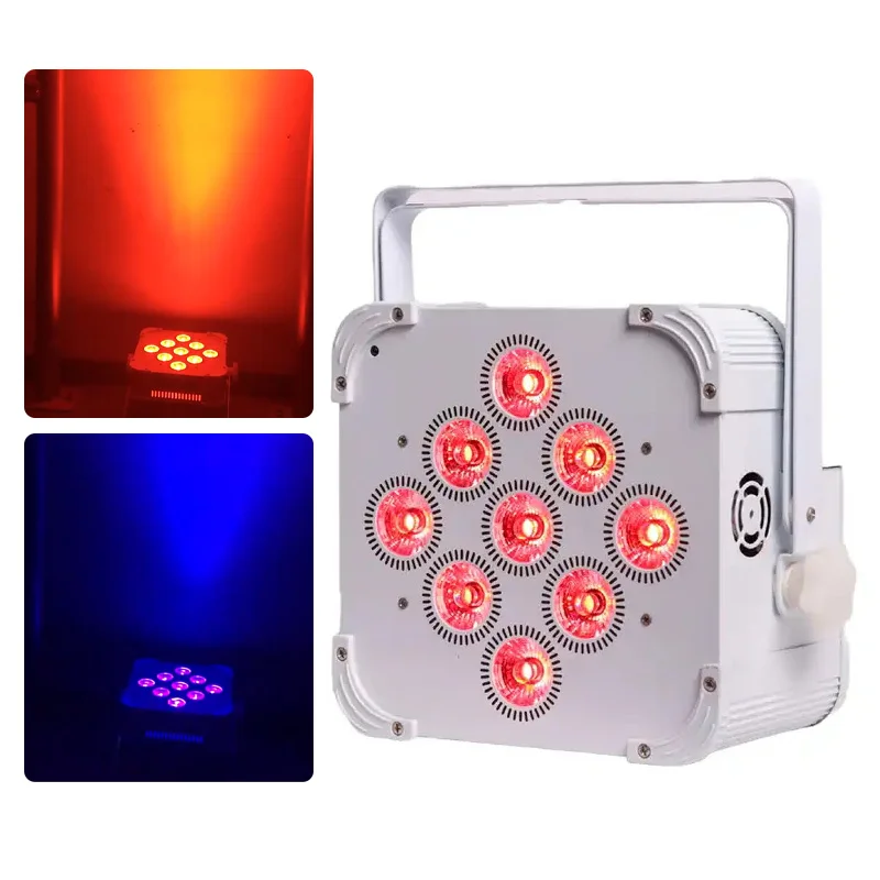 4PCS/lot RGBWA UV Wireless battery powered led up light Battery led can be 9x18w wireless led up light