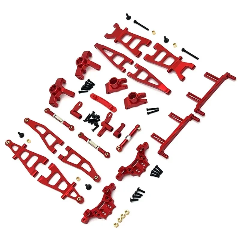 

Для KYAMRC 1/16 G161 G162 G169 RC пульт дистанционного управления автомобильные детали металлическое обновление поворотный рычаг комплект рулевой чашки