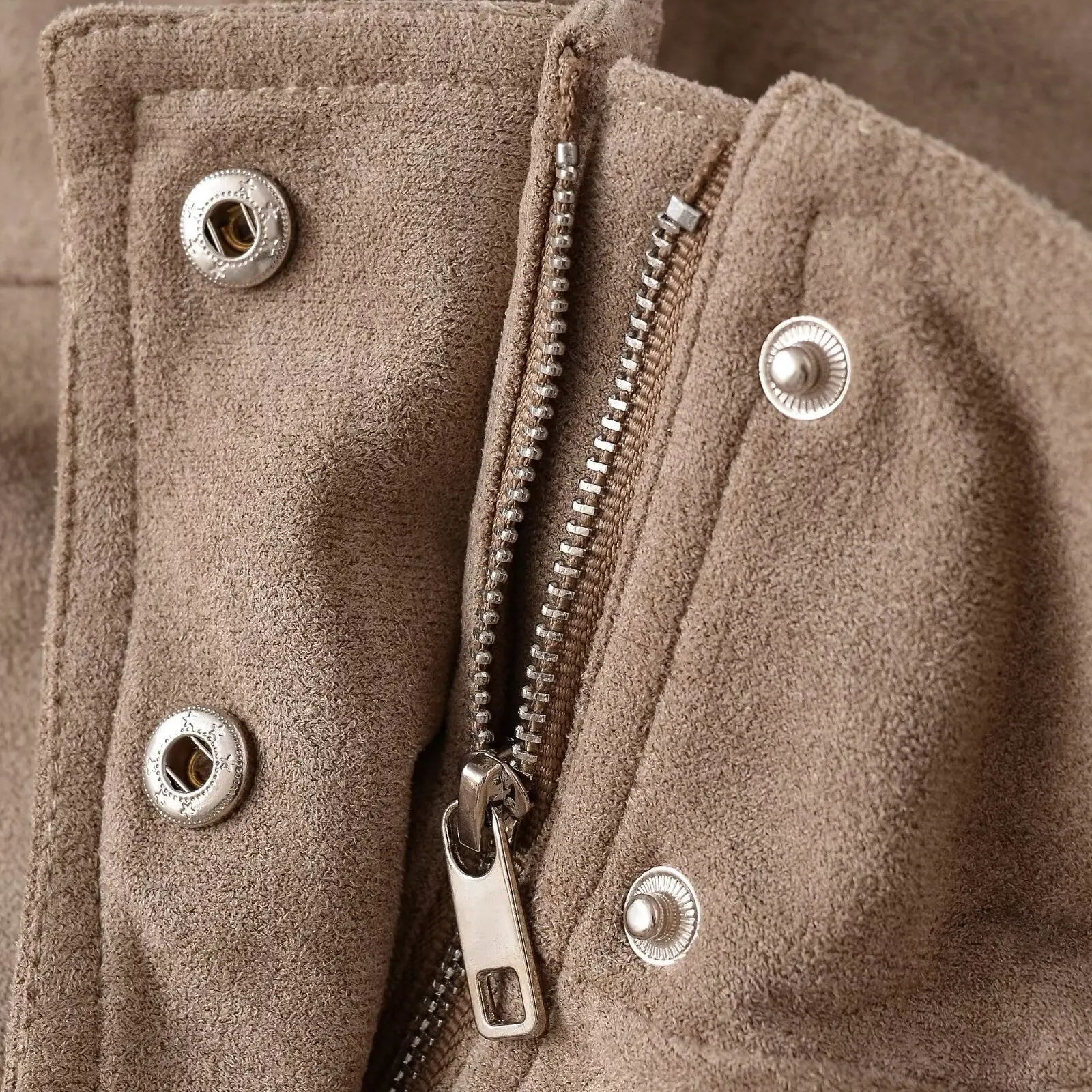 Faionable Street Sle Casual Jaet Casacos para Mulheres Outono Nova Chegada JNLEAOG Poliéster Longo Sve Fechamento com Zíper