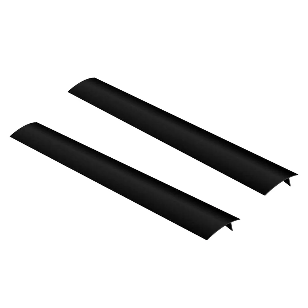 2 Pcs Flex Caulk Stove Protective Cover Seal Slit Filler Silicone Gaps for Covers Black Kitchen