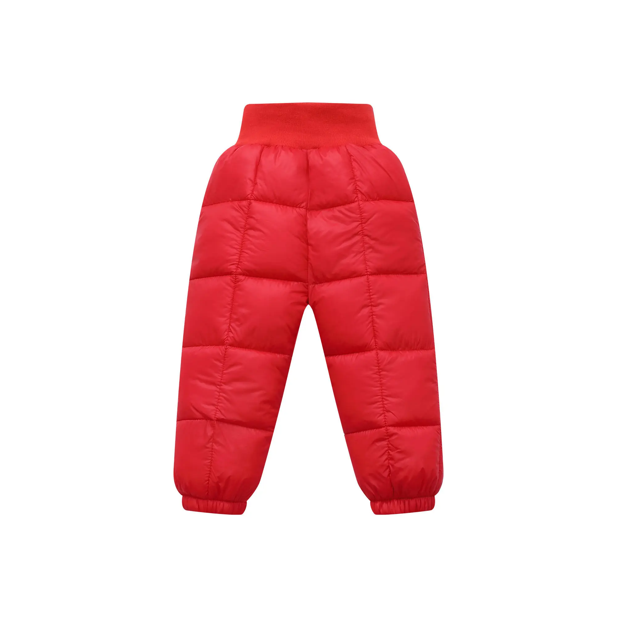 Autumn WinterWarm Kids Down Cotton Pants Clothing Boys Pants Girls Leggings Children Down Trousers Windproof Snow Pants Clothes