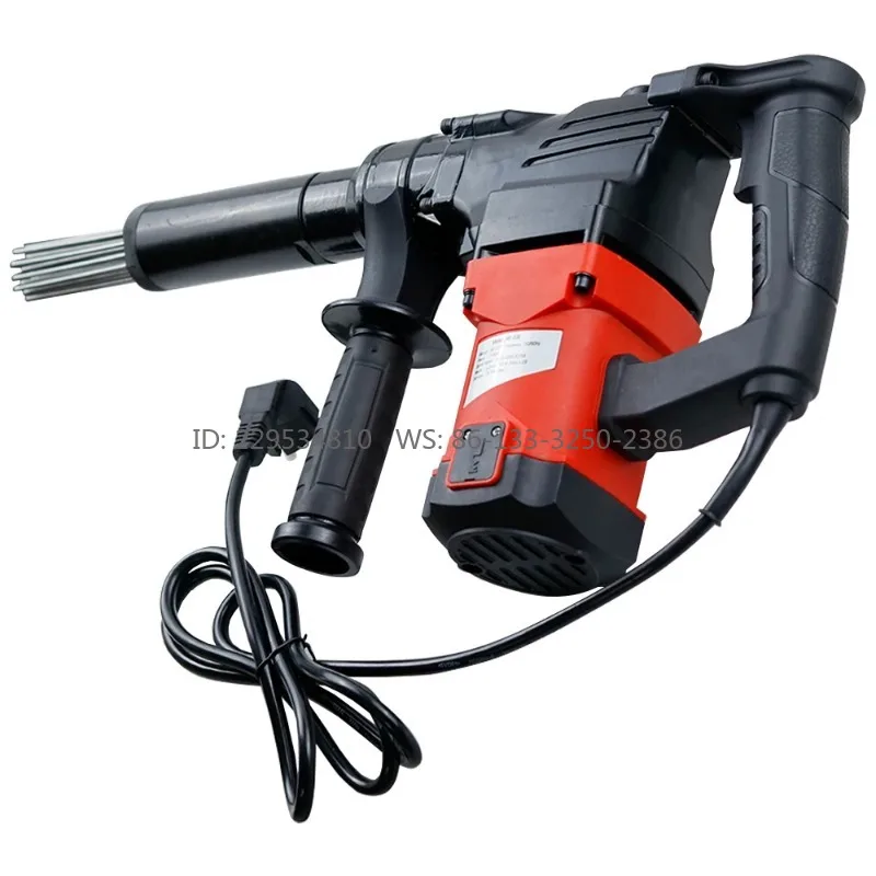 TD-53E Industrial Electric Needle Scaler 1100W Handheld Jet Chisel Derusting Gun Rust Cleaning Tool