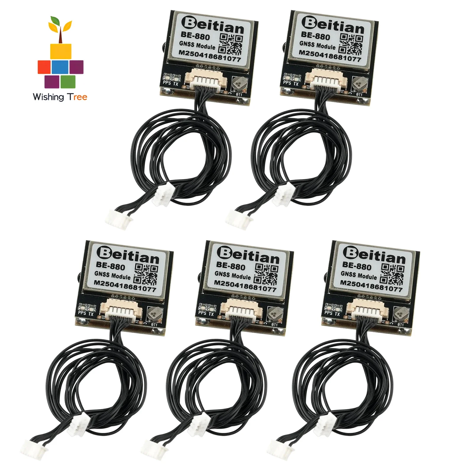 Beitian BE-880 GPS-Modul mit Kompass-Flash-Speicher 28 x 28 x 11 mm Navigationspositionierung für Drohnen-RC