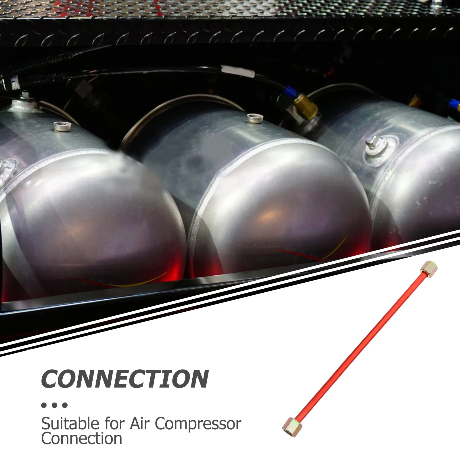 Luftkompressor-Verbindungsrohr, kompatibel mit einfacher und schneller Installation, Ersatz-Luftkompressor-Schlauch, Auspuffrohr, pneumatische Anschluss